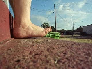 Still from clip titled Sweaty Feet!