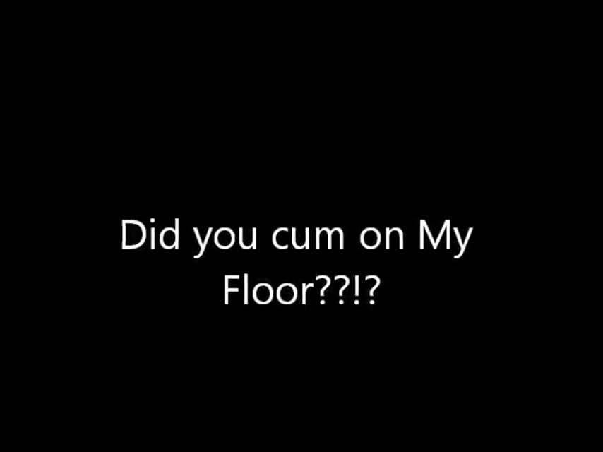 Still from clip titled Did you cum on My floor?