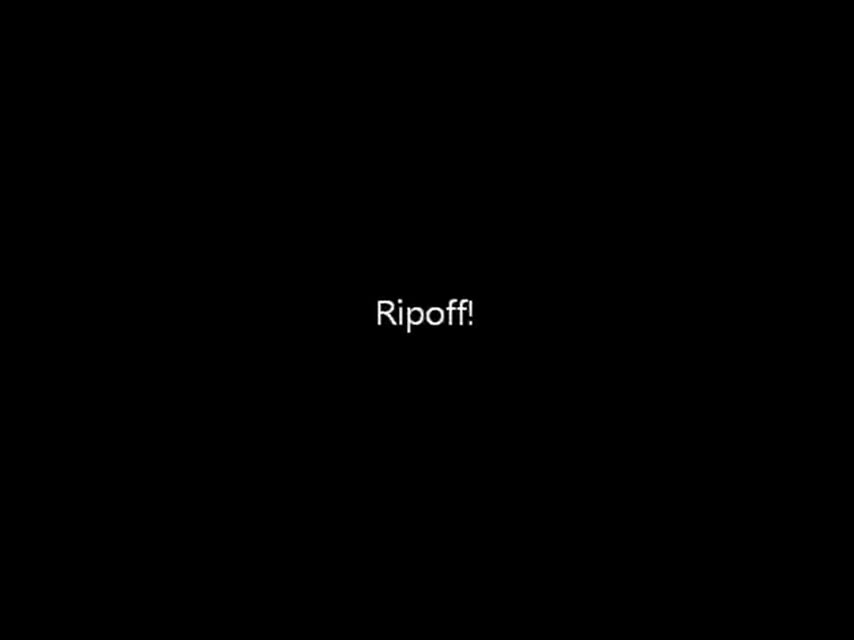 Still from clip titled Rip off Video!